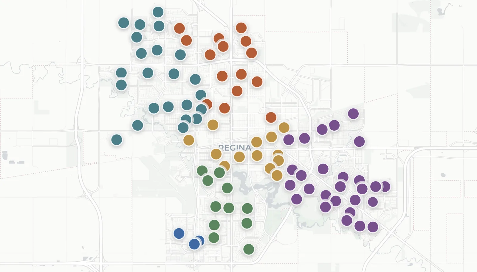 All Regina Neighbourhoods